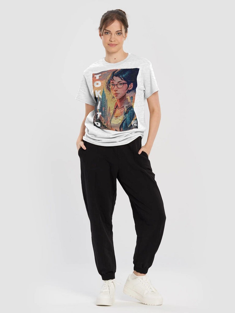 Tokito Cityscape Korean Sunset Series Relaxed-Fit GIRL T-Shirt product image (5)