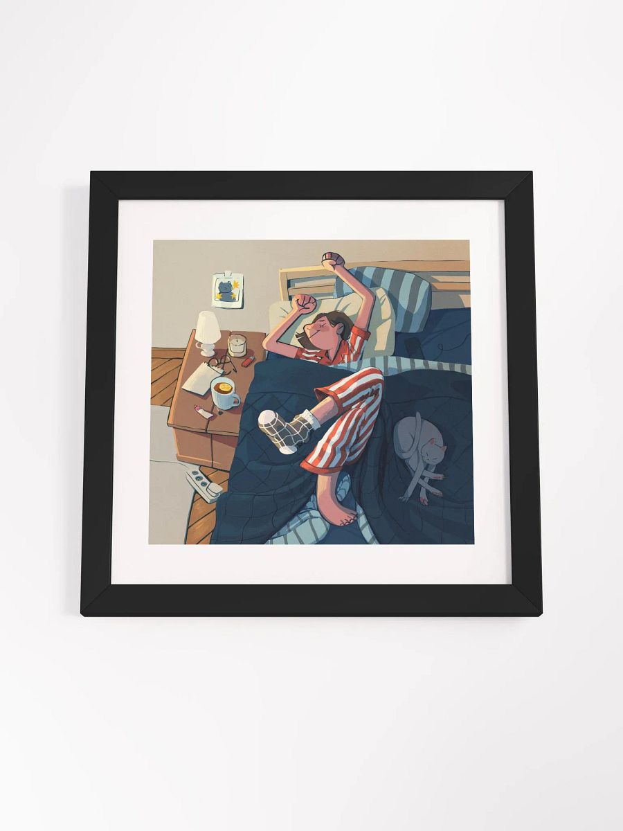 Cozy Morning Stretch Framed Print product image (44)