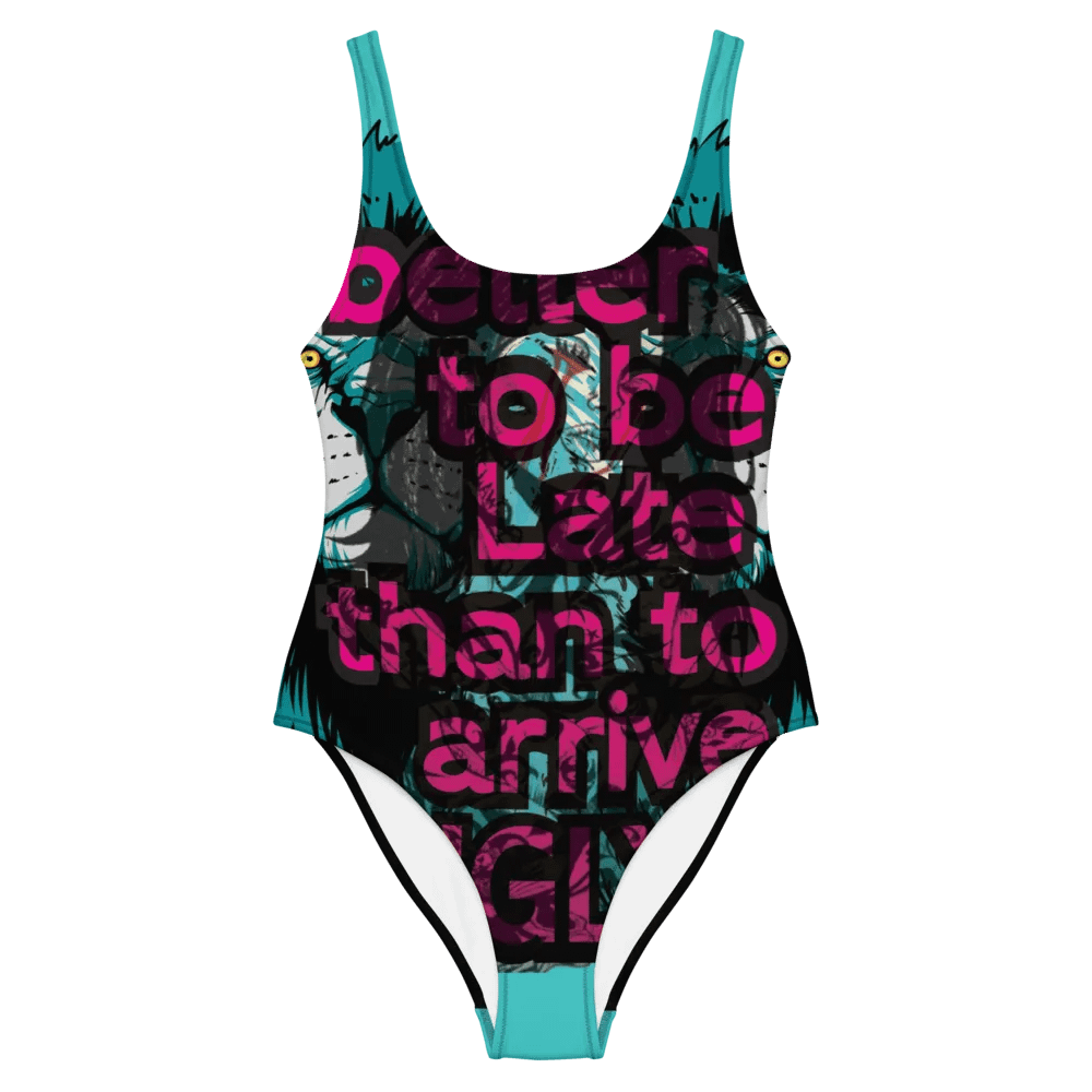 Arrive Late - DARK TURQUOISE | One-Piece Swimsuit product image (1)