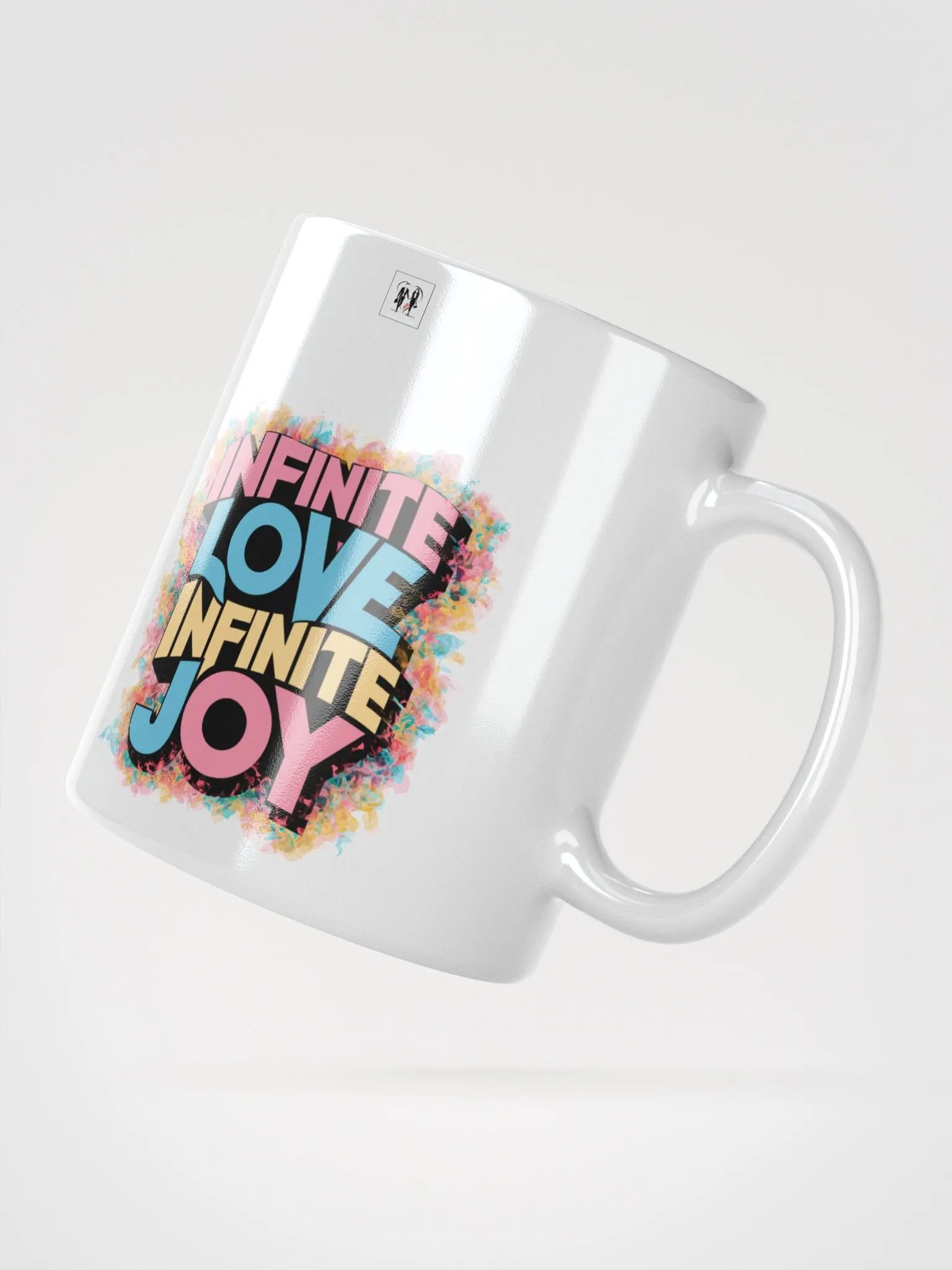 Infinite Love Infinite Joy Burst Mug (White) product image (2)