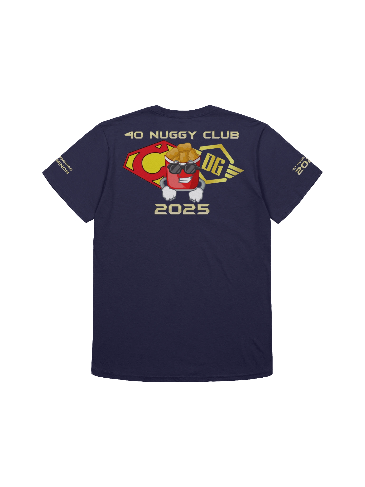 Futuristic 40 NUGGY CLUB 2025 Gold T-Shirt product image (1)