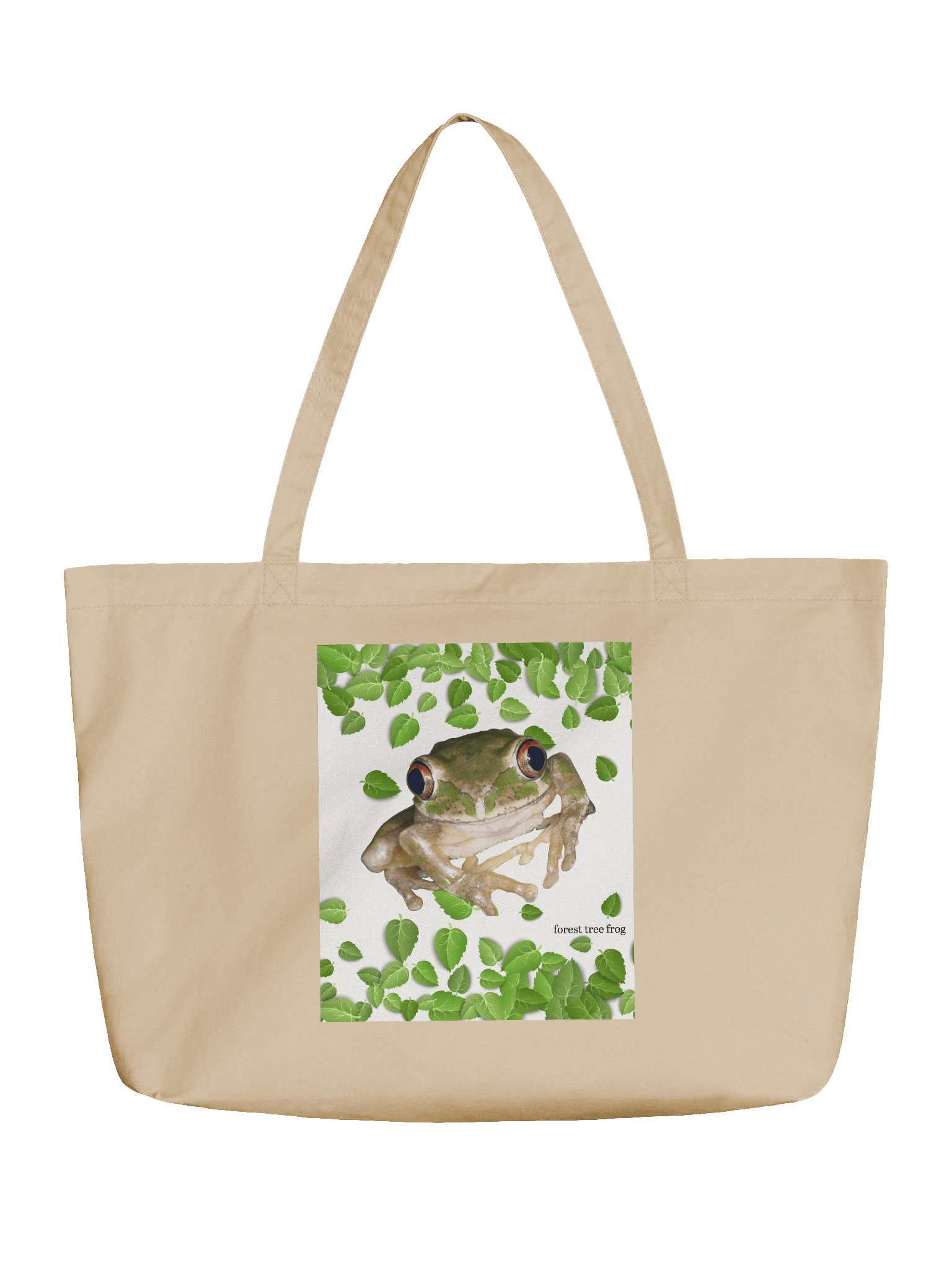Mom and Baby Set-Forest Tree Froggie-Econscious Eco-Friendly Tote Bag product image (5)