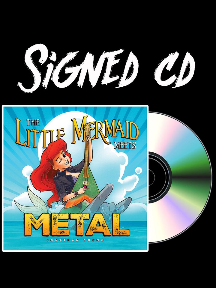 Signed CD - The Little Mermaid meets Metal product image (1)