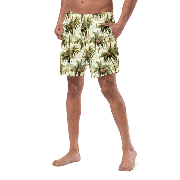 Vintage Caribbean Tropical Swim Trunks product image (2)