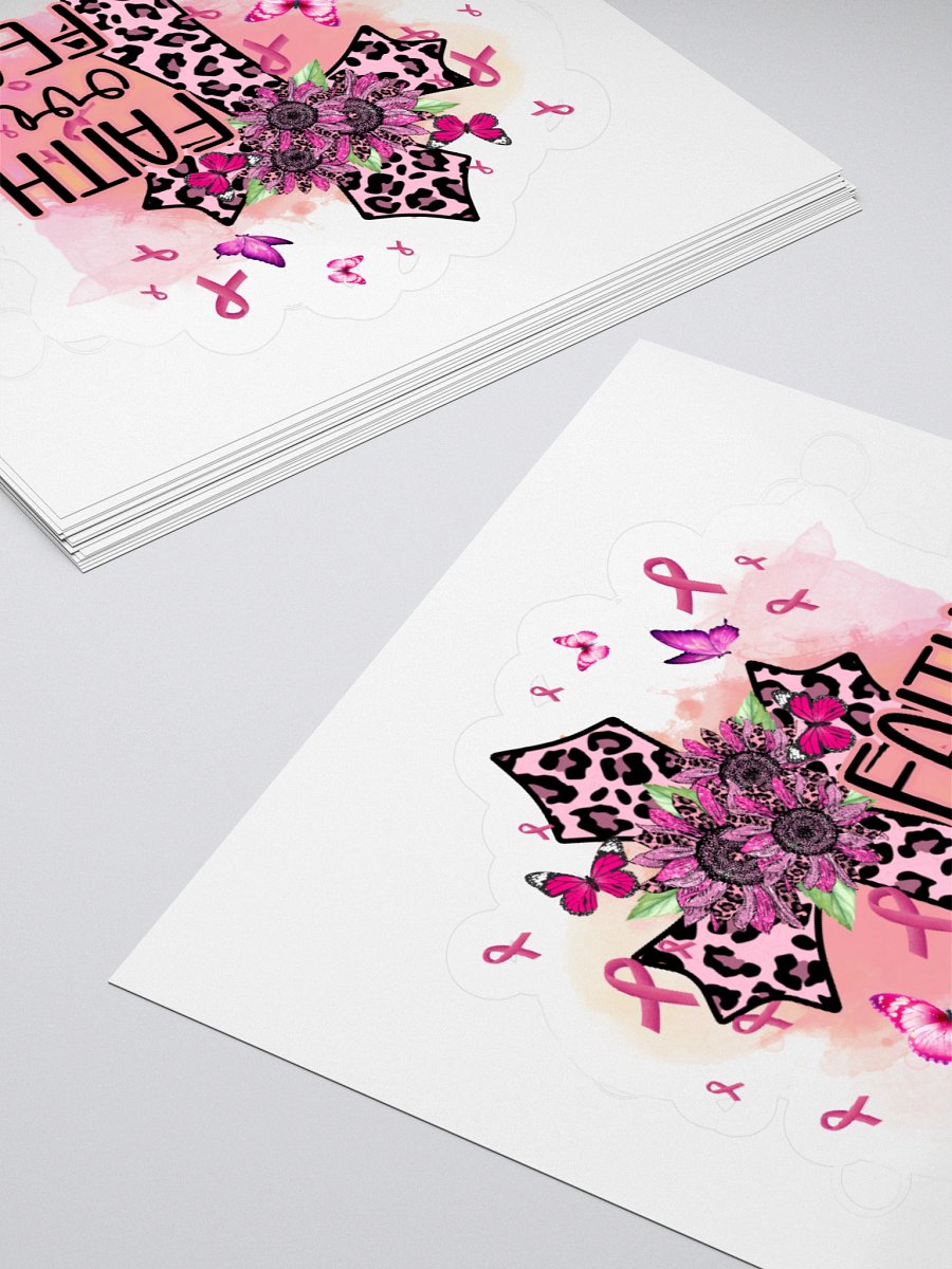 Leopard Faith Kiss Cut Stickers product image (10)