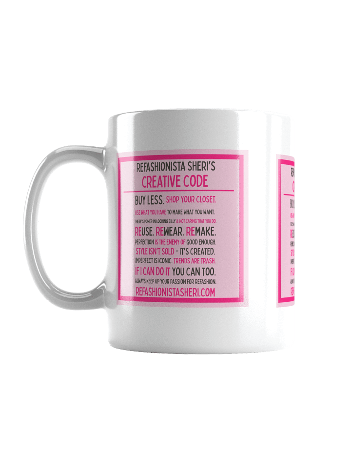 Refashionista Sheri's Creative Code Mug product image (1)