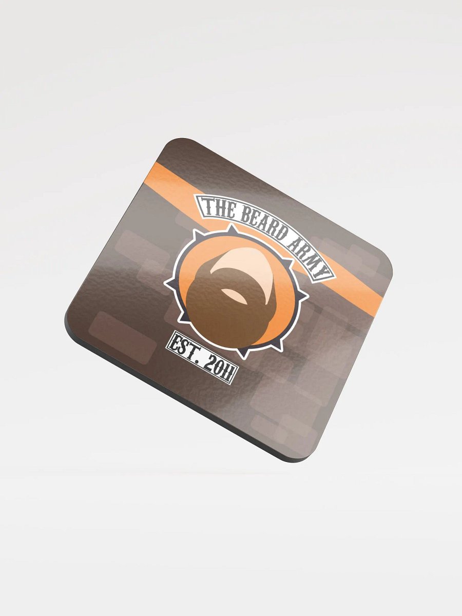 [Drink coaster] Beard Army Logo product image (1)