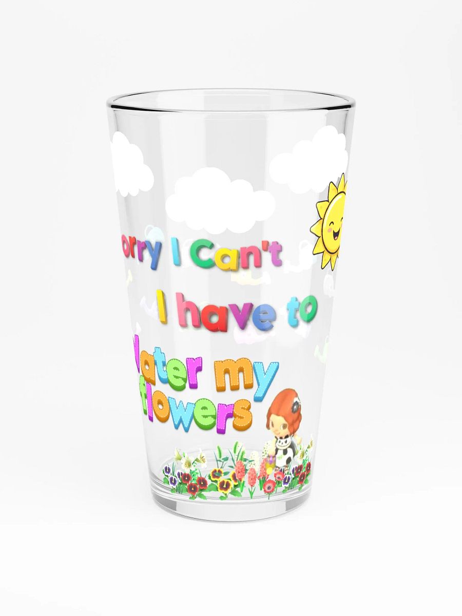 Sorry I Can't Tall Glass product image (3)