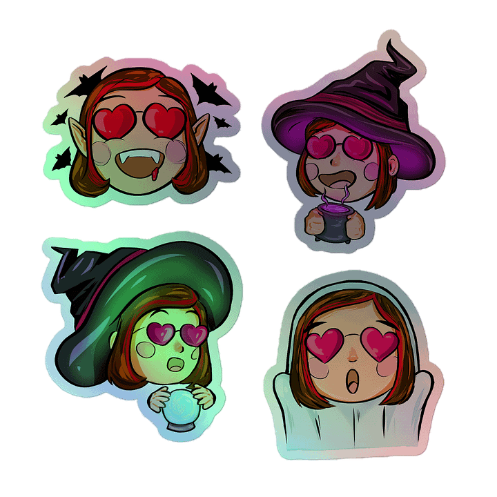 Human1 x Halloween || Holo Kiss-Cut Stickers product image (2)