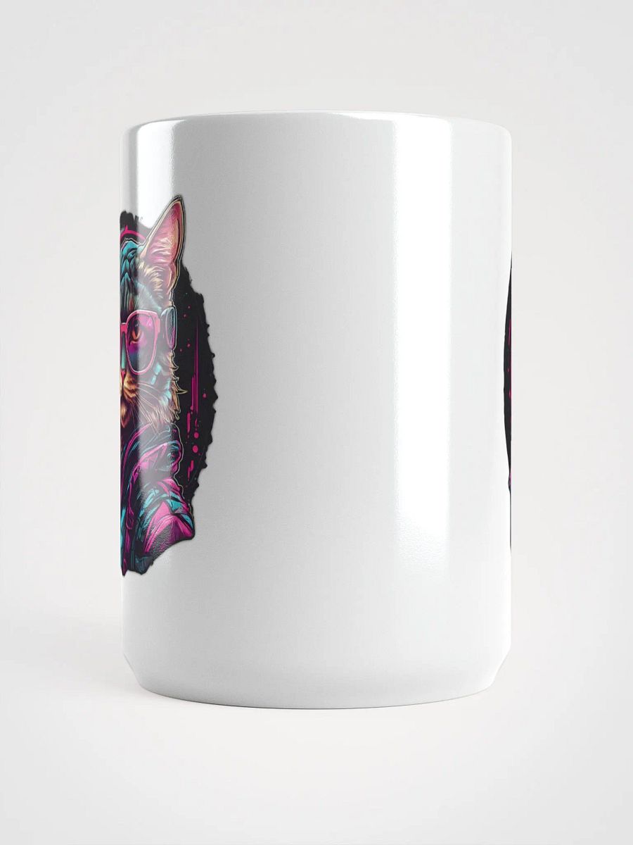 Neon Cat Vibes Mug product image (5)