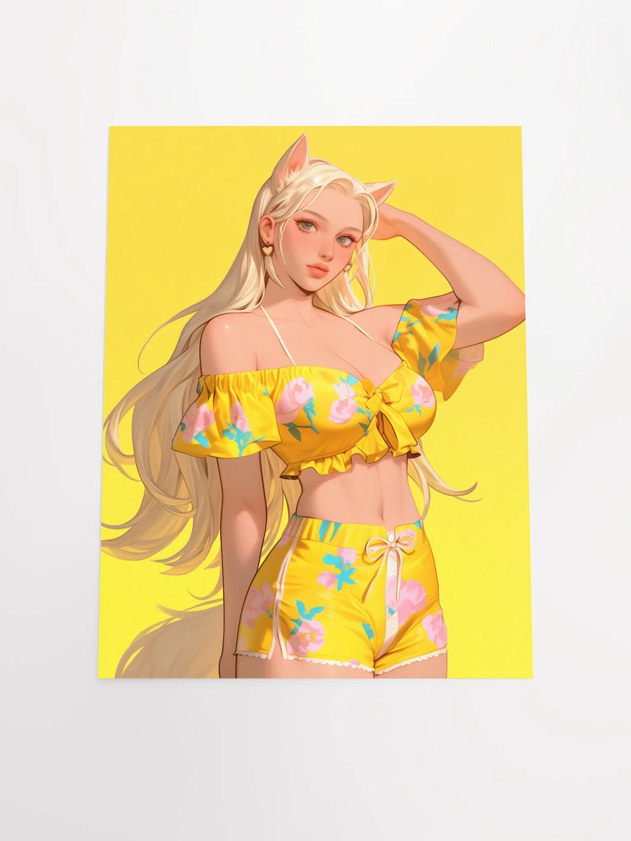 Sunshine Cat Anthro Matte Poster product image (8)
