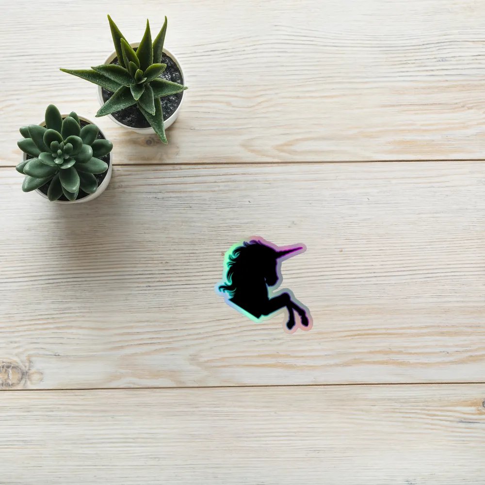 KindOfSmallish Unicorn Holographic Sticker product image (8)