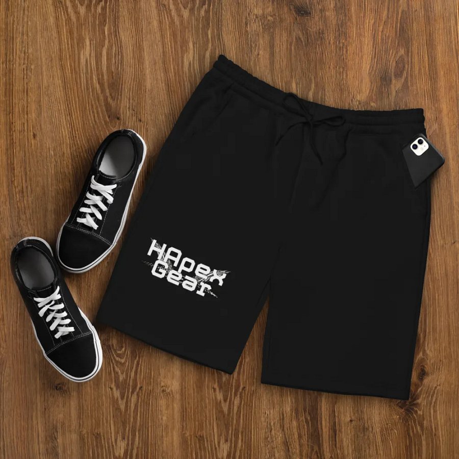 Men's Fleece Shorts - White HApex Gear White Logo product image (10)