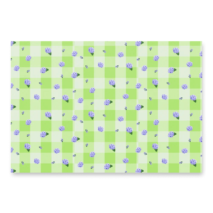Bunnies and Hydrangeas Wrapping Paper Set product image (1)