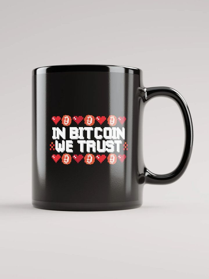 Pixelated Bitcoin Love Mug product image (1)