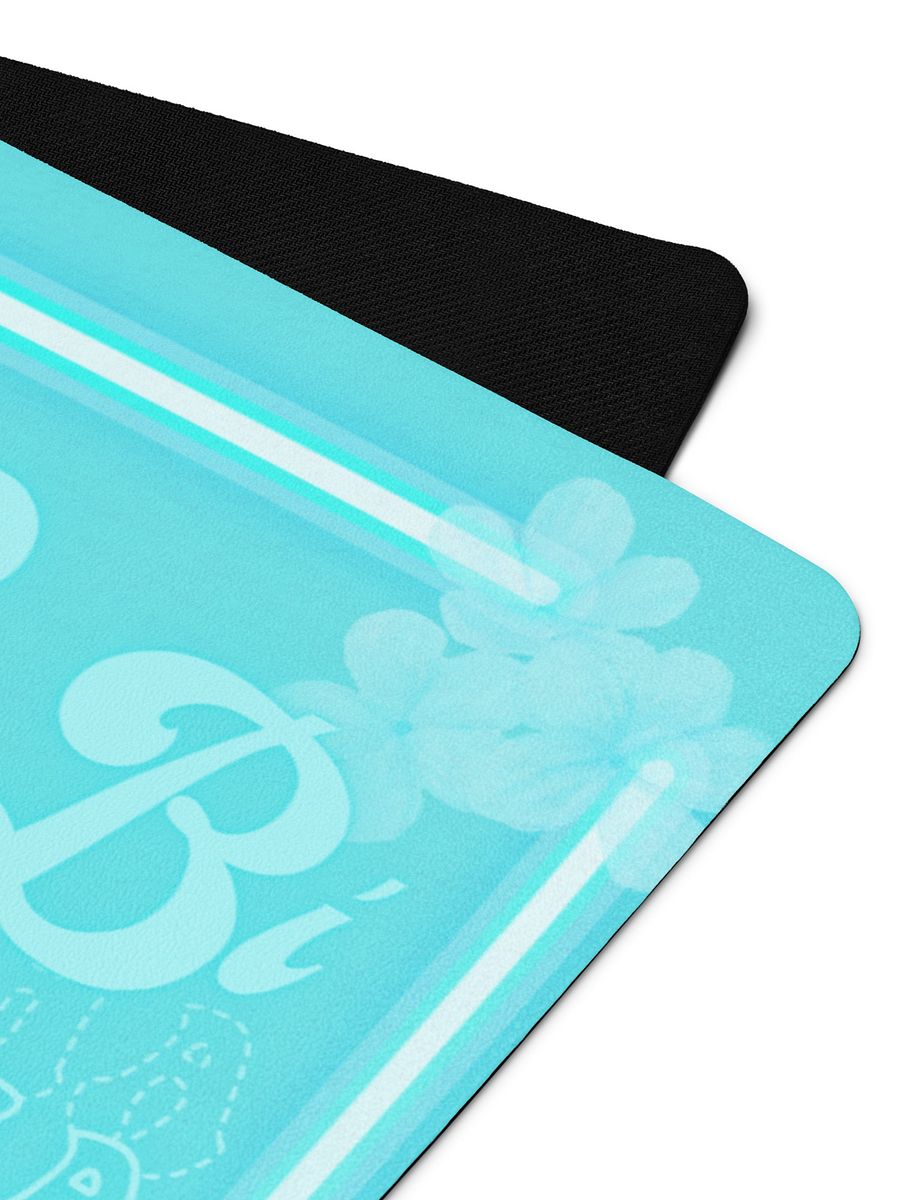 Ná bí buartha - Irish Language Yoga Mat in Peppermint 🧘🏻‍♀️ product image (4)