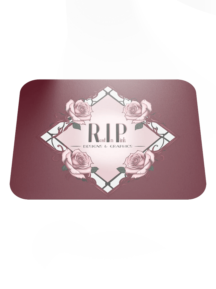 RIP Full Logo Mouse Pad - Red product image (1)