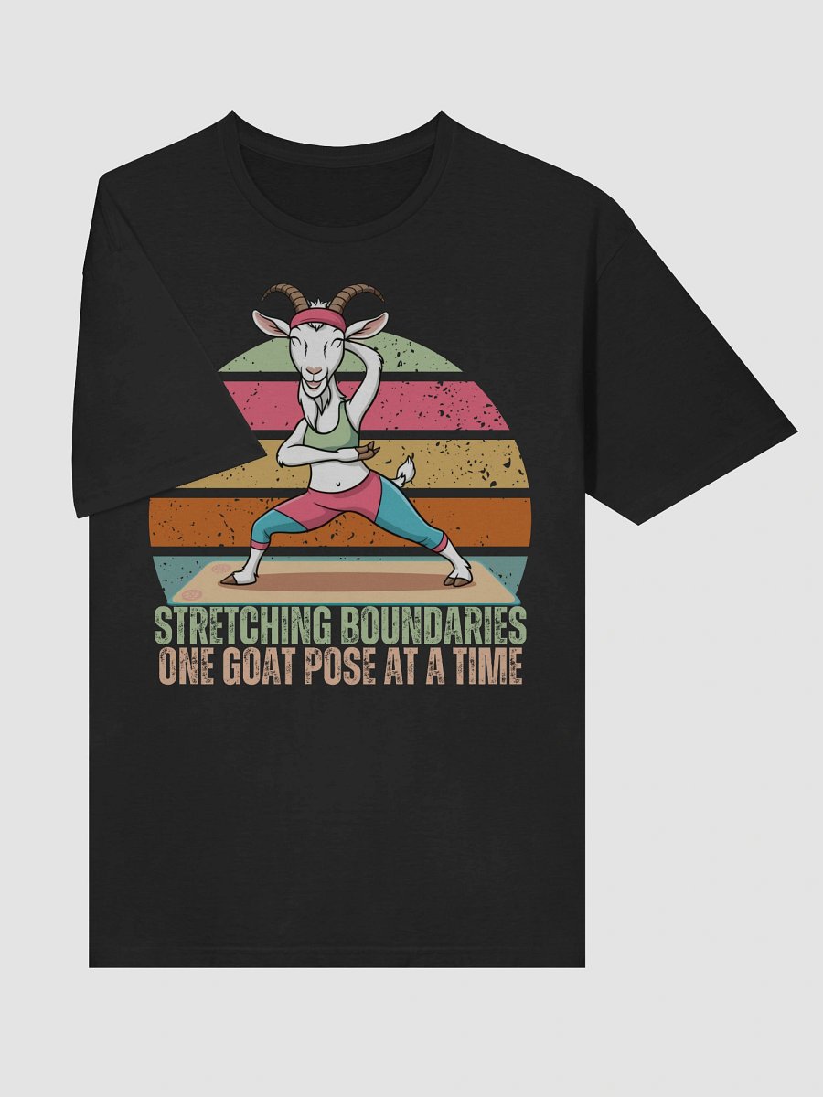 Stretching Boundaries One Goat Pose at a Time unisex shirt product image (6)