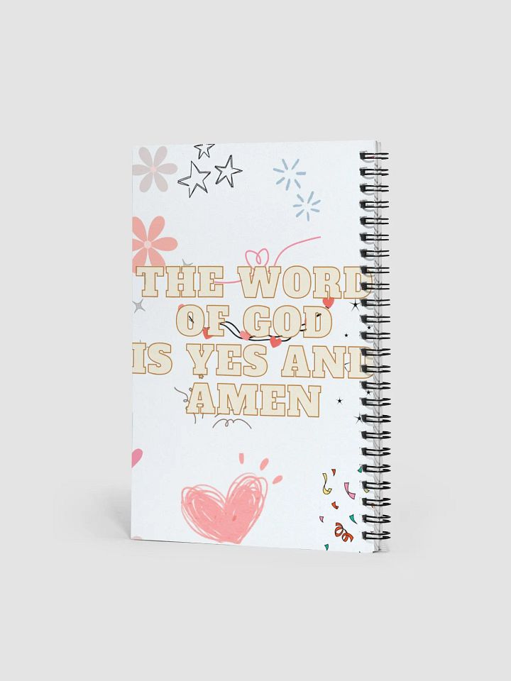 christain affirmations rooted in scripture Spiral Notebook product image (2)