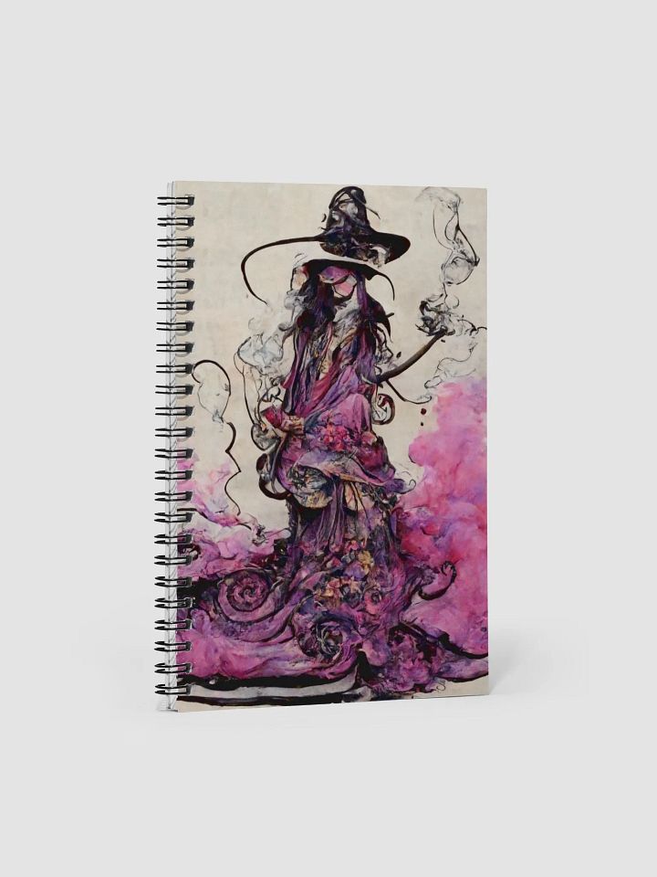 Mystical Robed Figure Spiral Notebook product image (1)