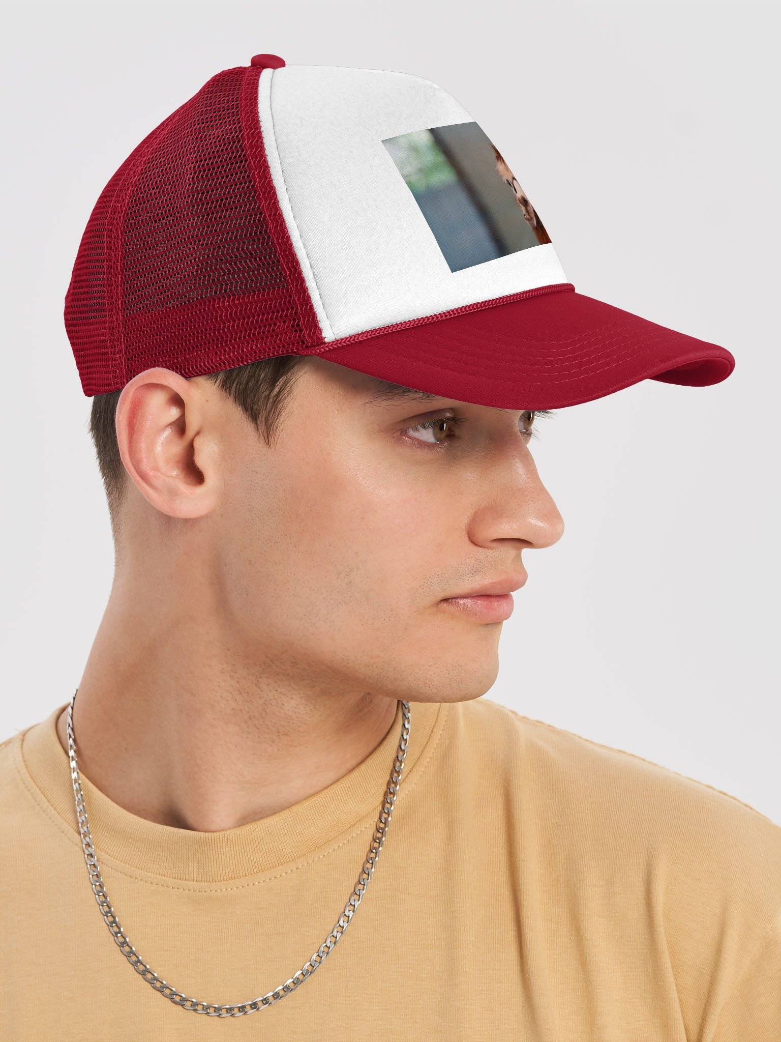 Halter Llama Foam Trucker Hat product image (6)