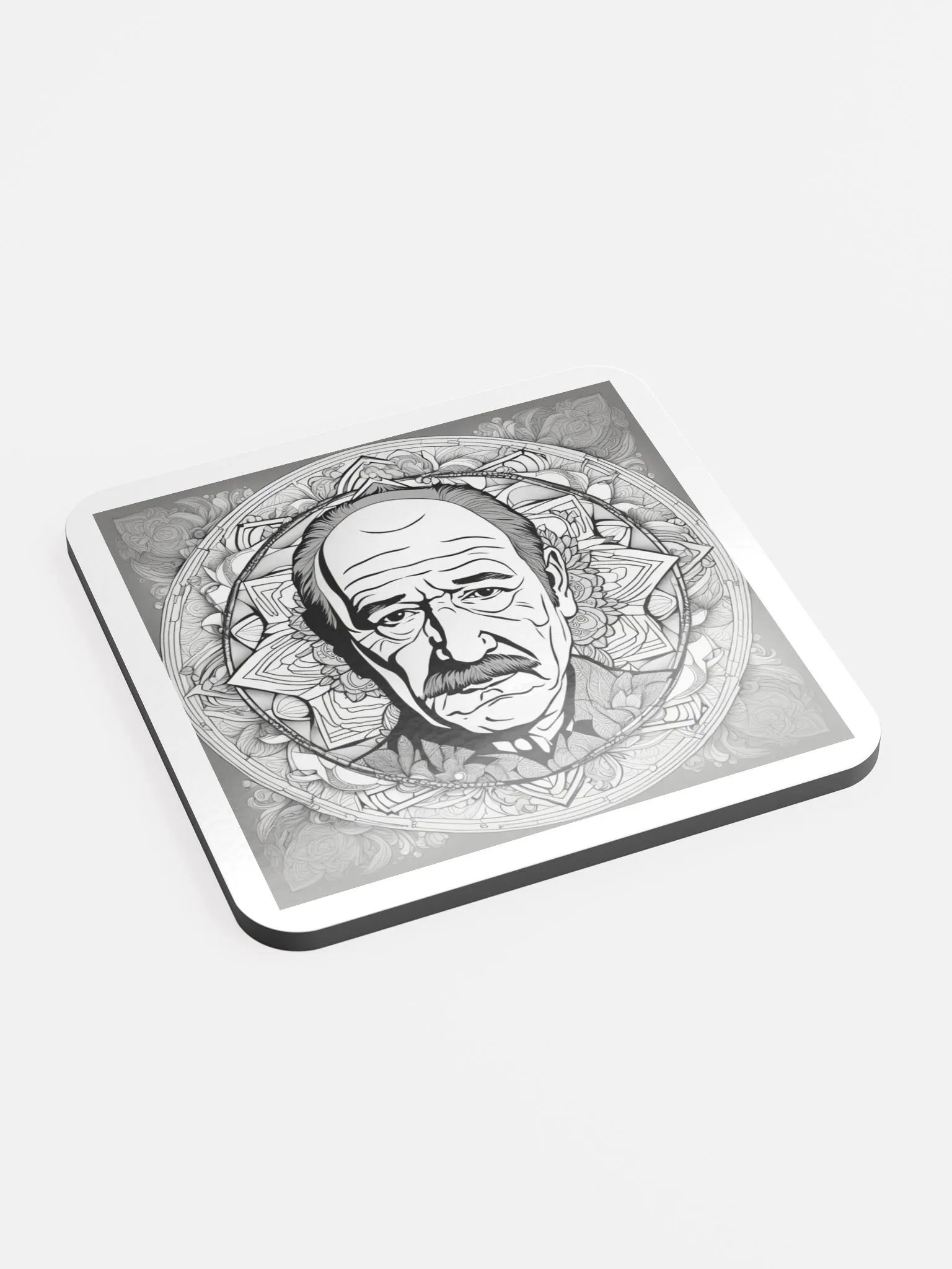 Mandala Man Cork Coaster product image (2)