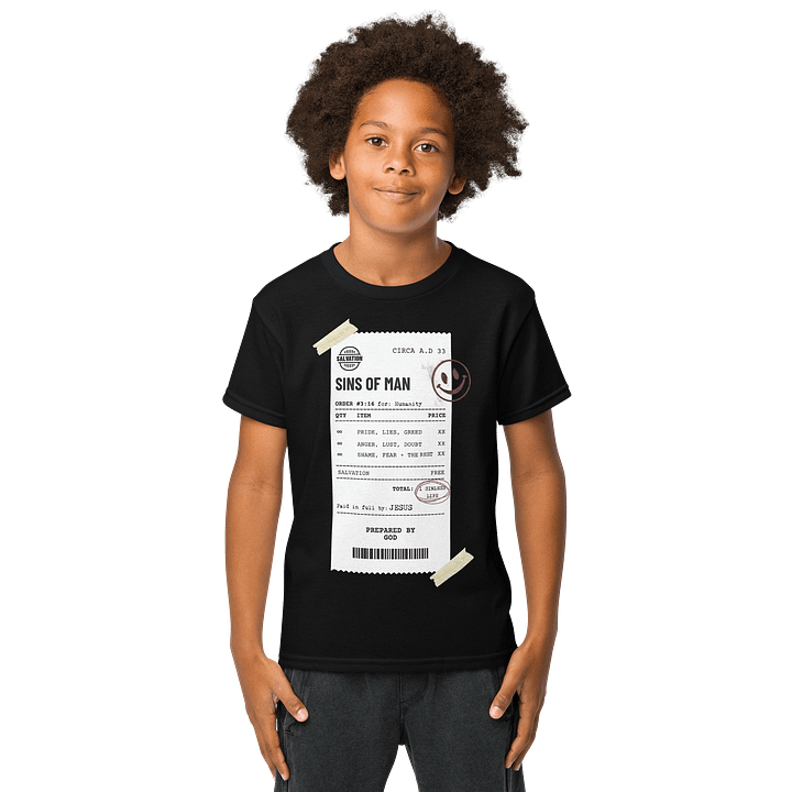 YHWH Kids Tee - "Paid in Full" product image (1)