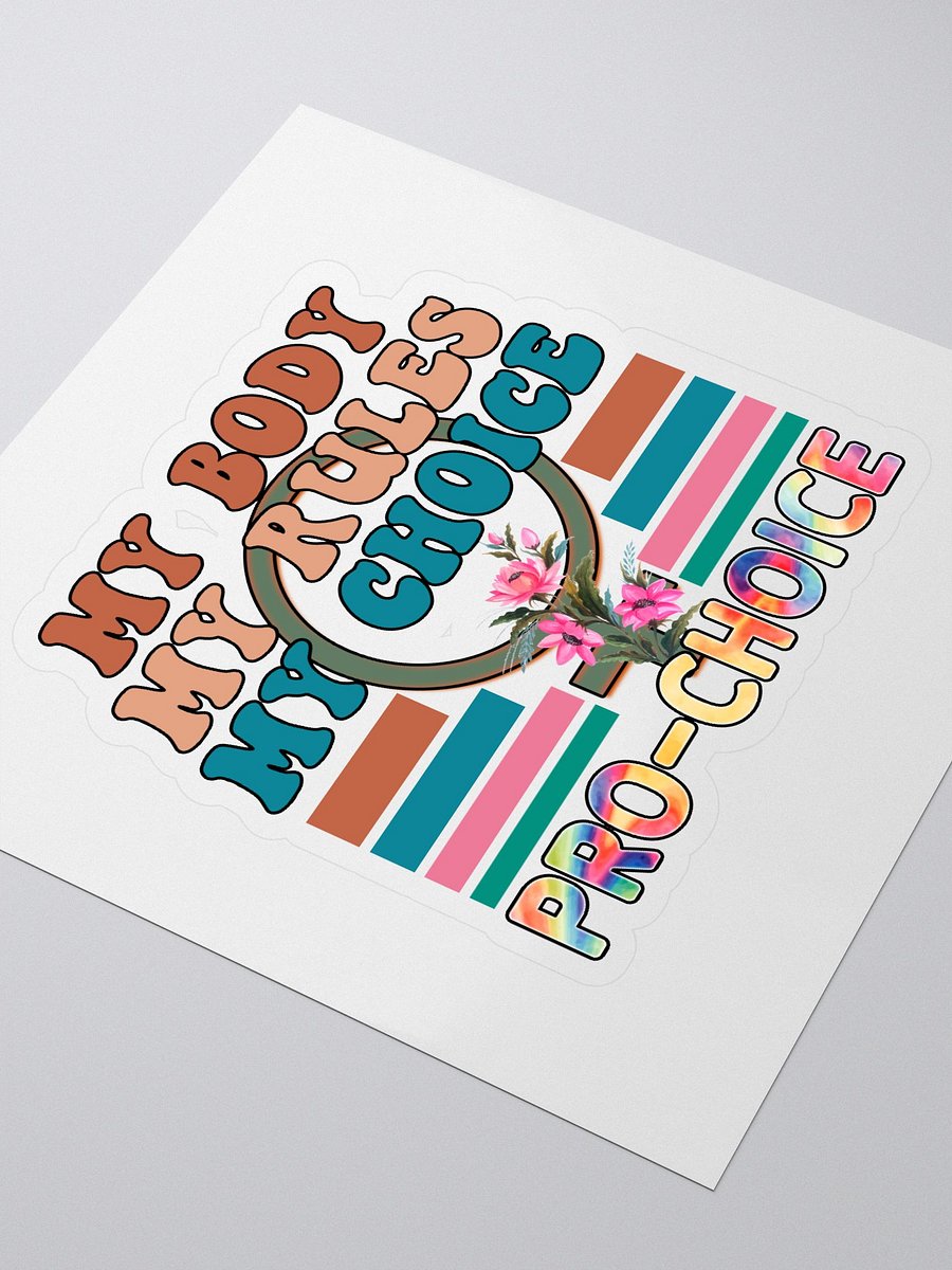 My Body, My Rules, My Choice Stickers product image (3)