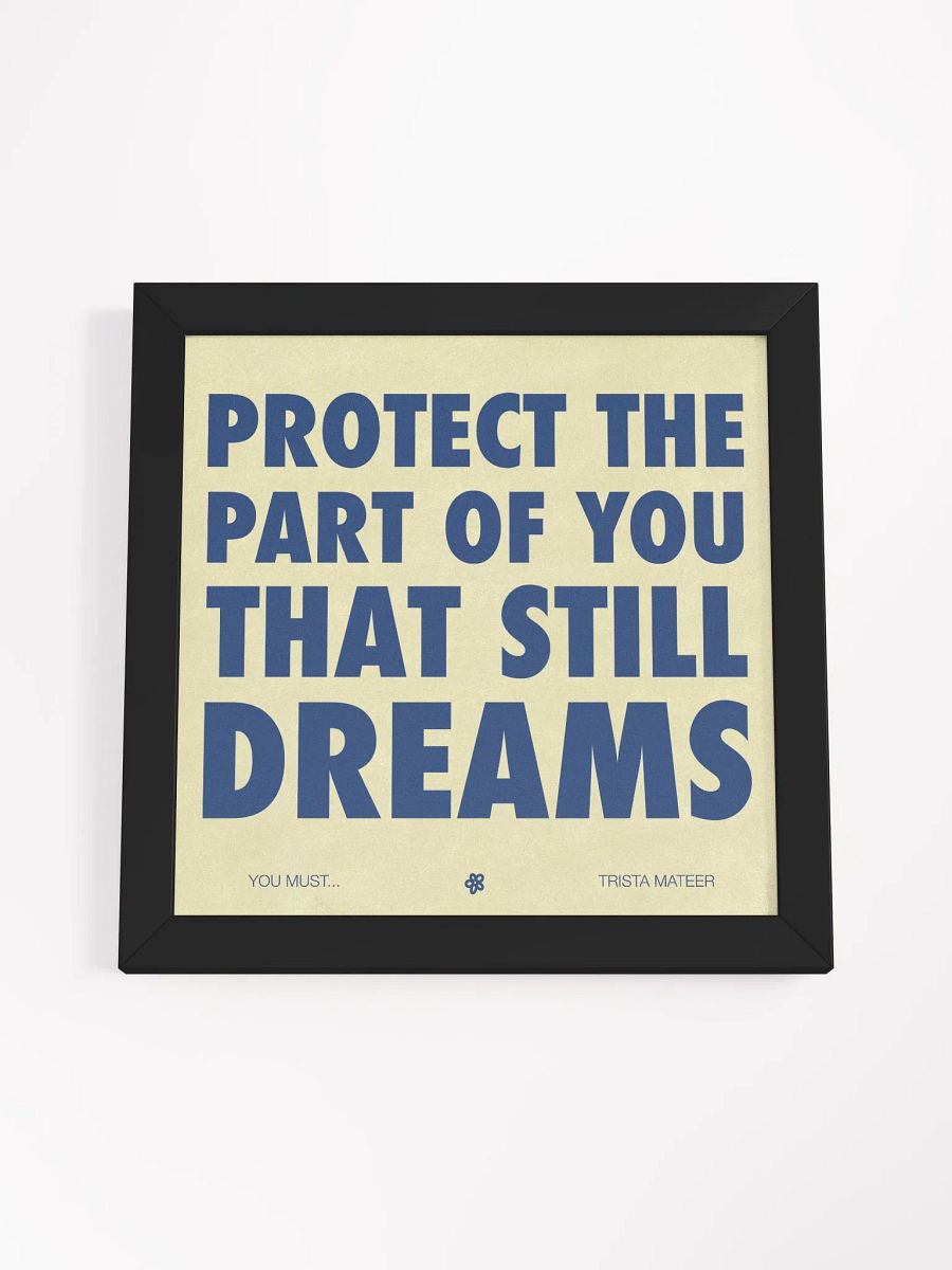 You Must 1 - Framed Art Print product image (4)