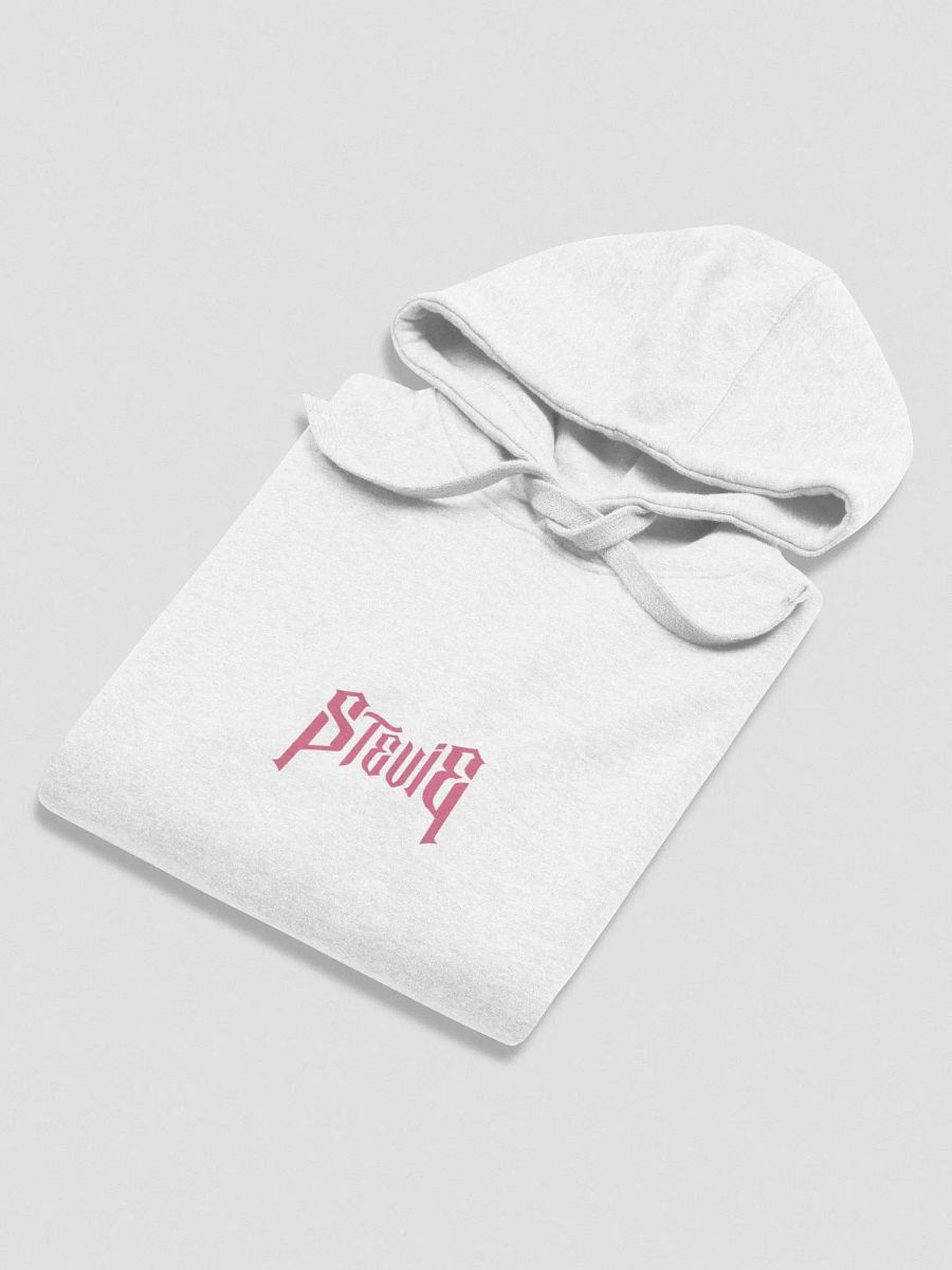 Premium Hoodie Stevie FKN Life (White/red) product image (5)