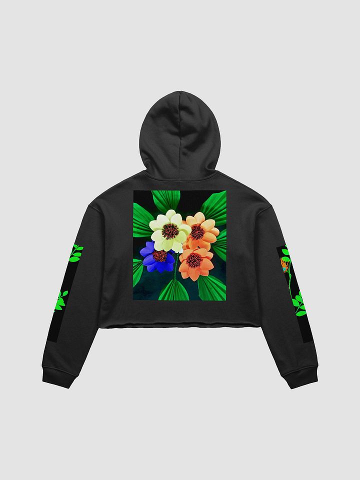Bella + canvas fleece Crop Hoodie product image (2)