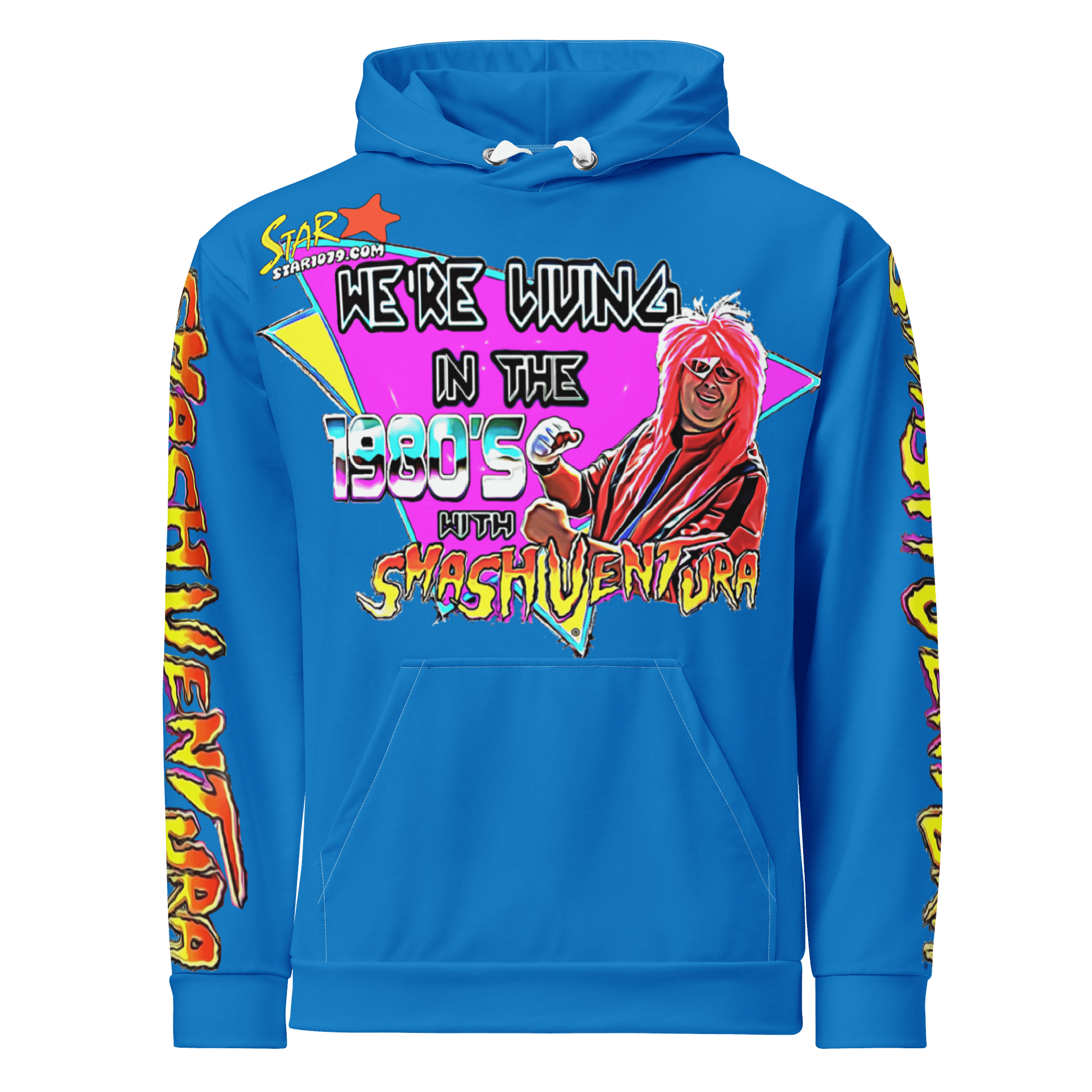 We're Living In The 1980's with Smash Ventura Revival Unisex Hoodie product image (1)