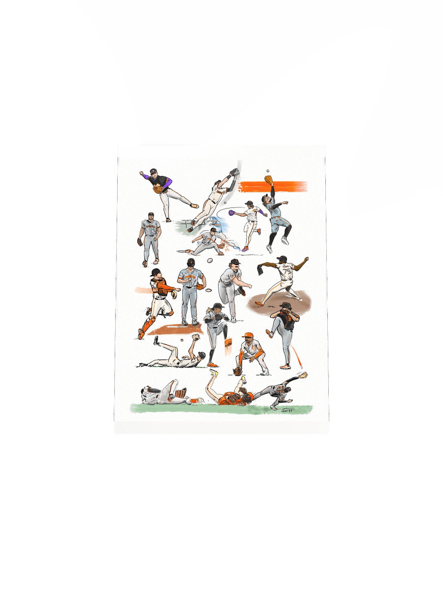[fan art] Pitching and Defense 2025 Collage product image (18)