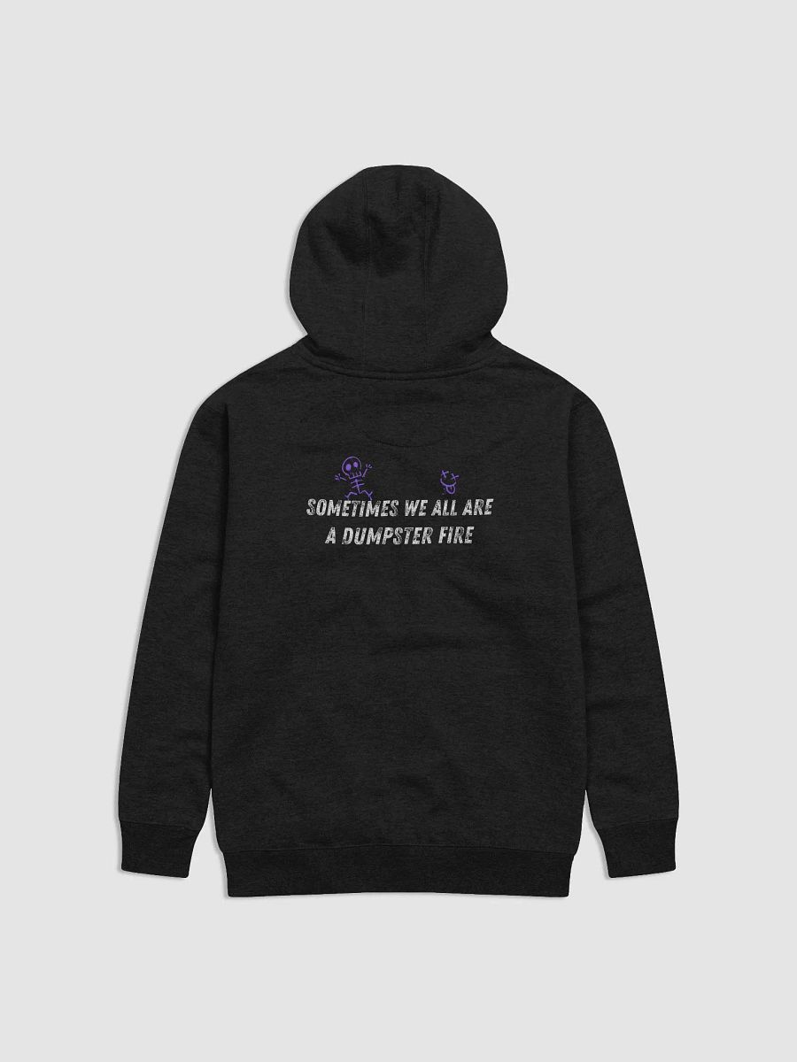 Misfits - Logo Front/Dumpster Fire Back - Hoodie - Dark Grey Heather product image (39)