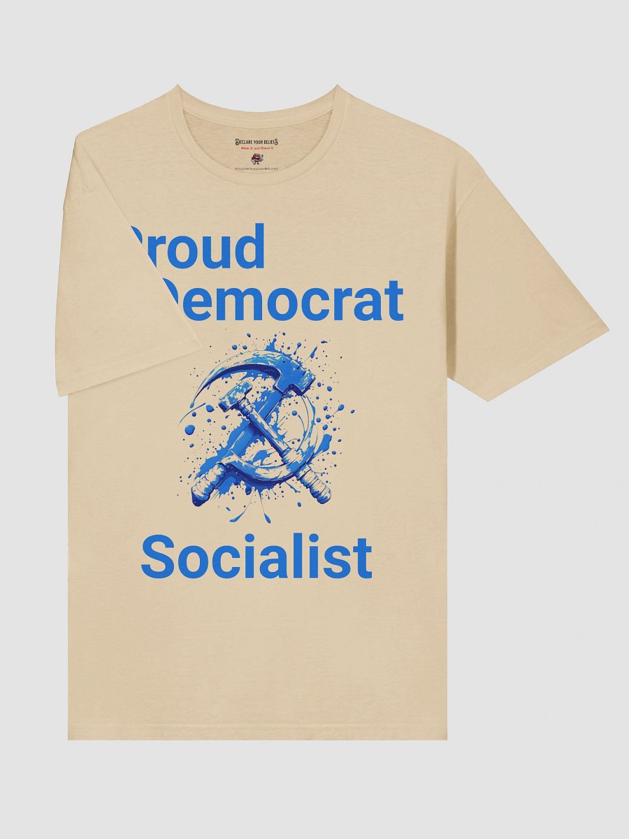 Proud Democrat Socialist Bold Identity Tee (A) product image (35)