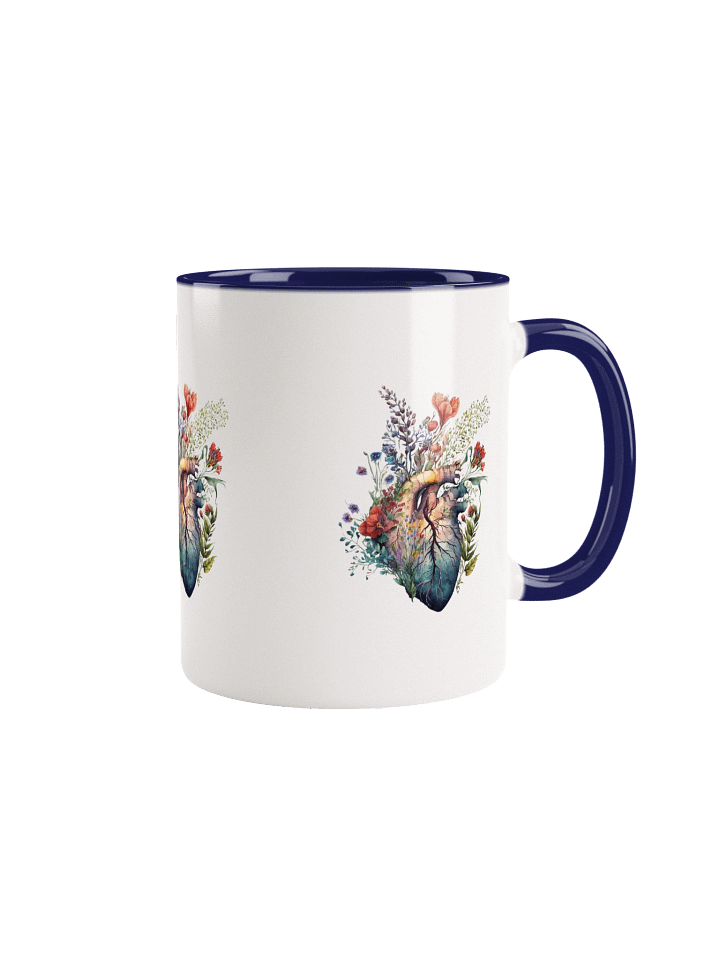 Floral Anatomy Heart Mug – Botanical Gift for Heart Care Heroes product image (3)
