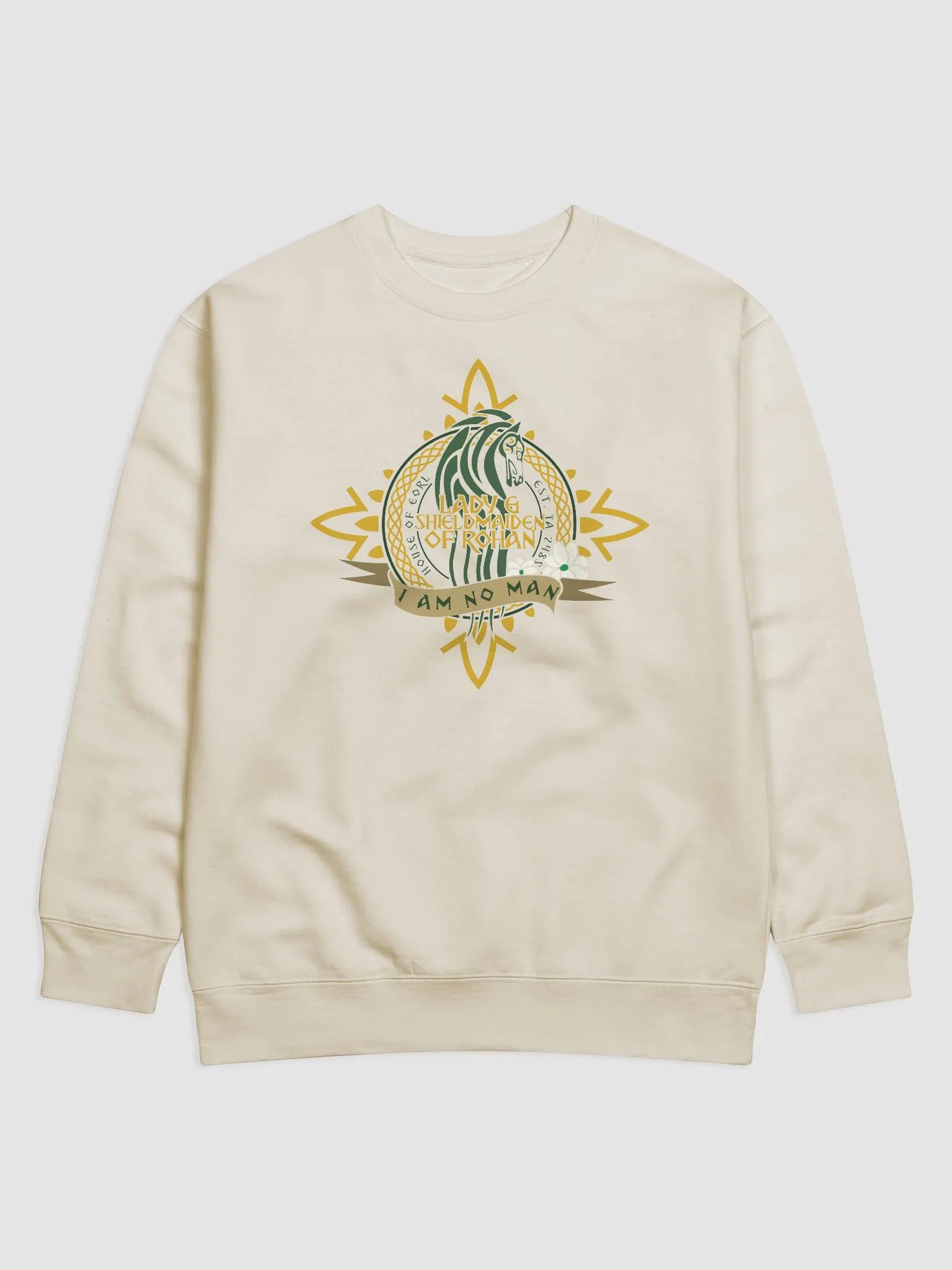 Lady & Shieldmaiden of Rohan Sweatshirt | Éowyn’s Iconic Quote product image (2)