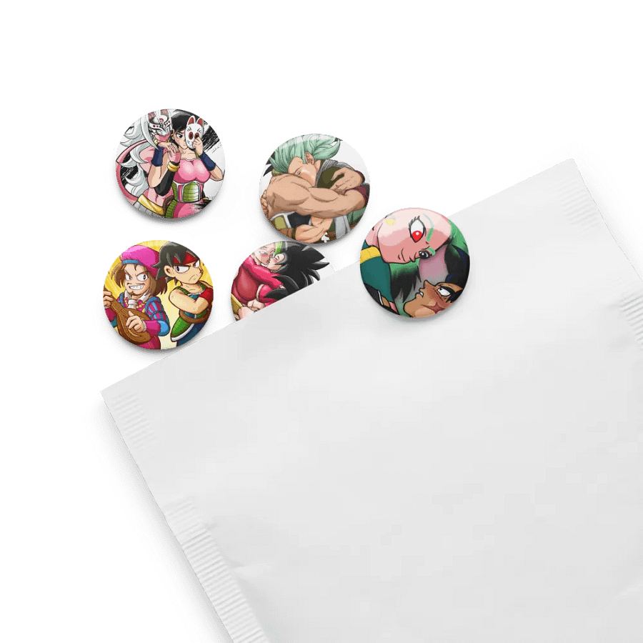 Dandelion & Bardock Pin Badges product image (13)