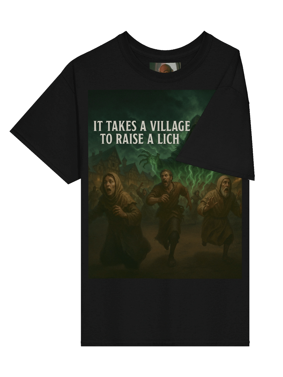 It Takes a Village to Raise a Lich T-shirt product image (11)