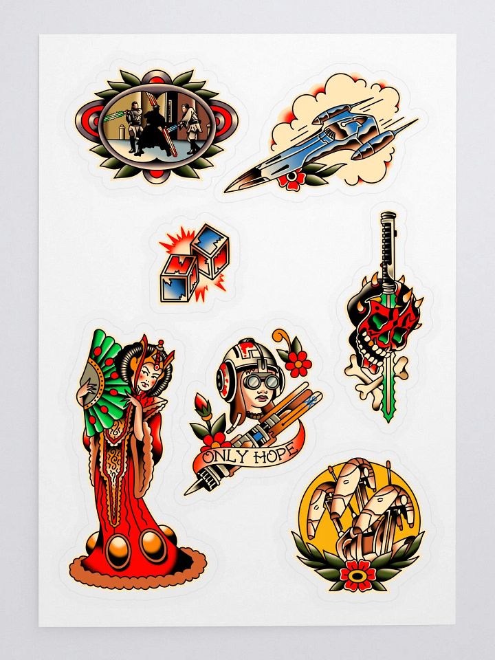 Phantom Menace Flash - Sticker Sheet product image (1)