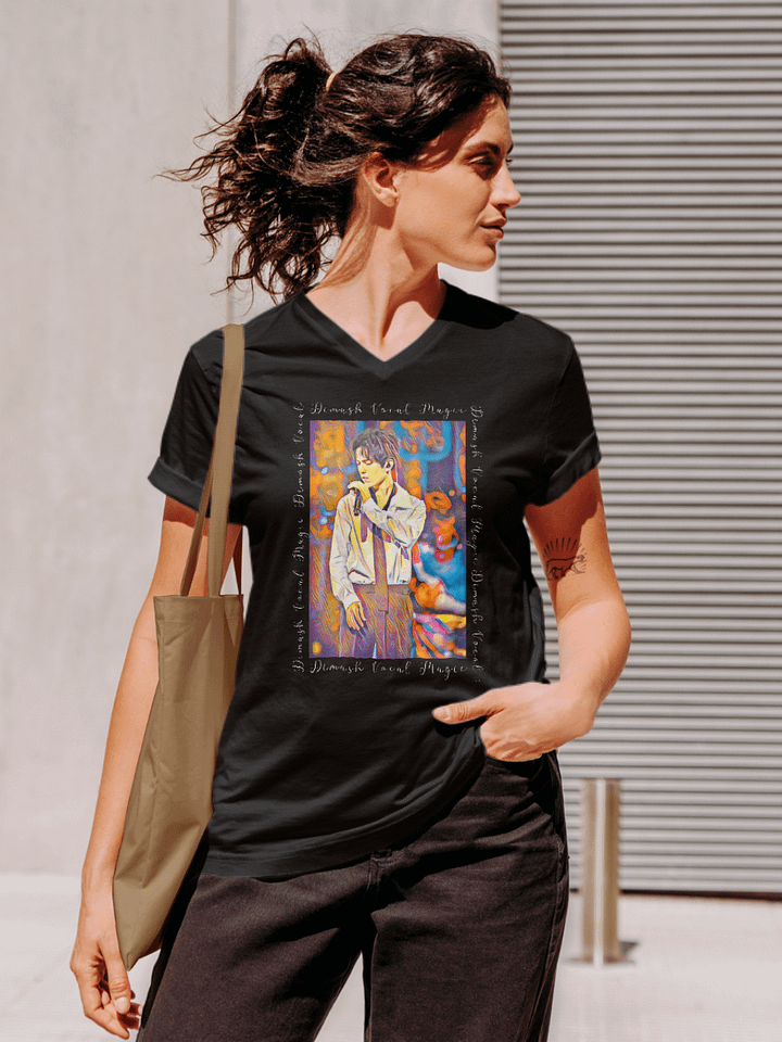 Singer From Kazakhstan Bella Canvas Unisex V-Neck product image (2)