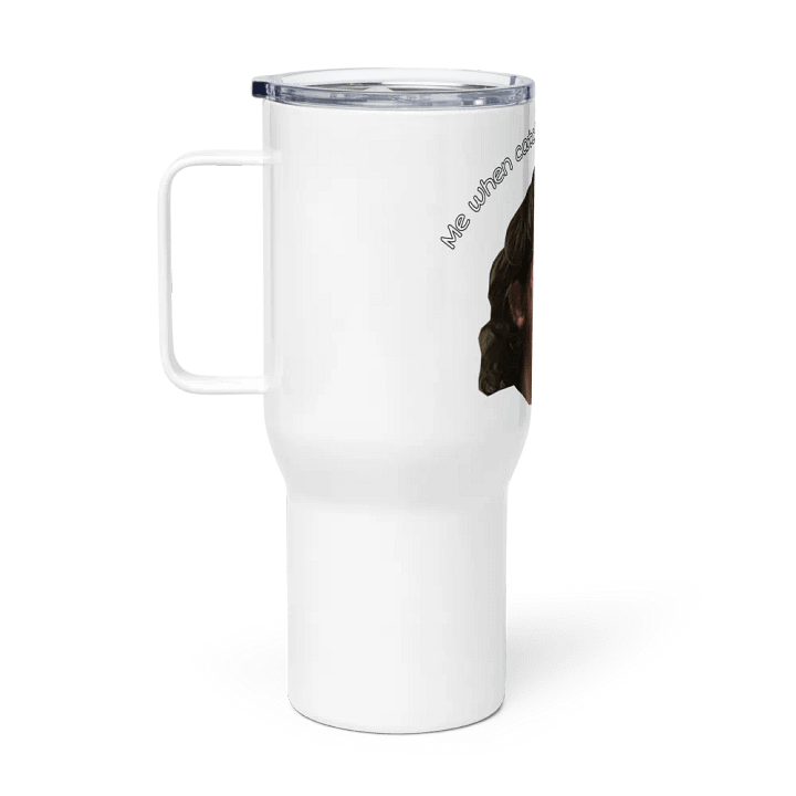 When catchingfire3 goes live Travel Mug with handle product image (1)