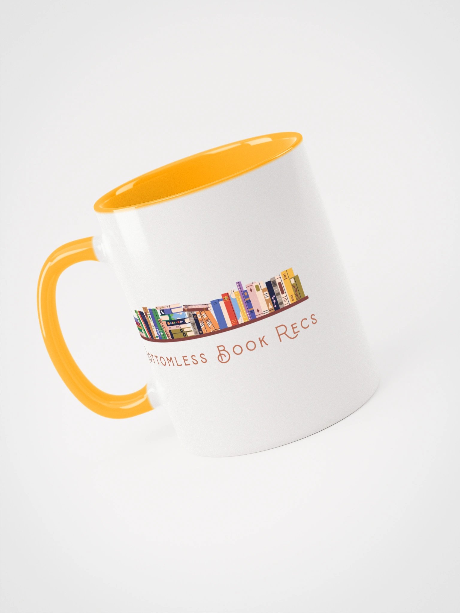 Bottomless Book Recs Mug (bookshelf) product image (3)
