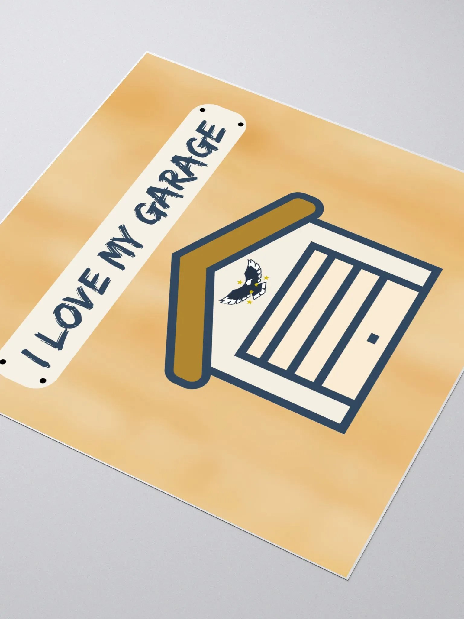 I Love My Garage - sticker - hickory product image (3)