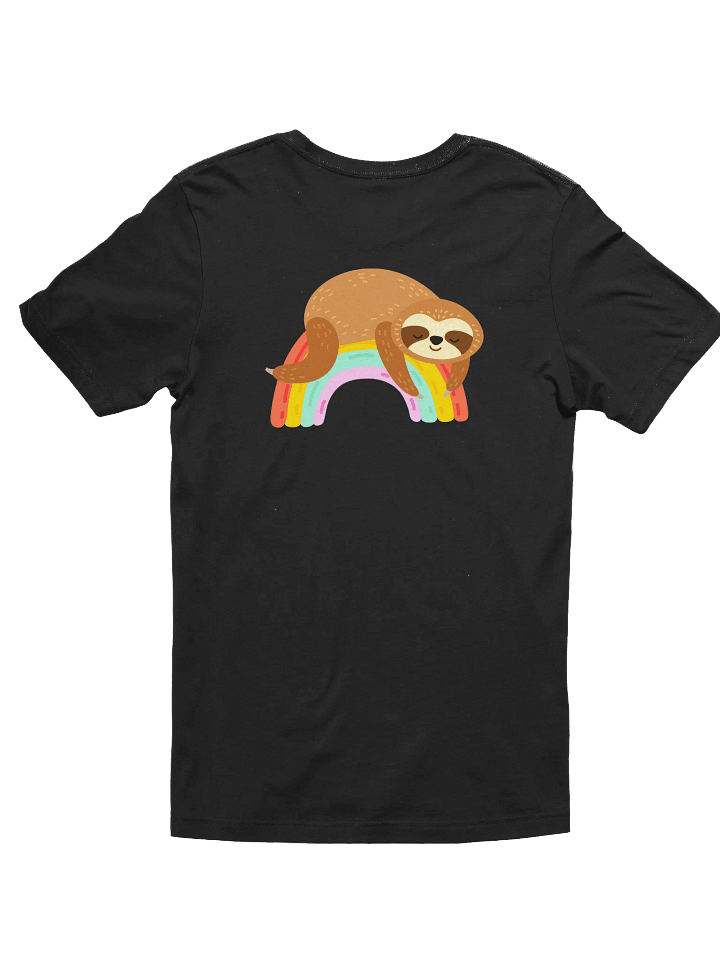 Snooze on Rainbow Sloth Tee product image (2)