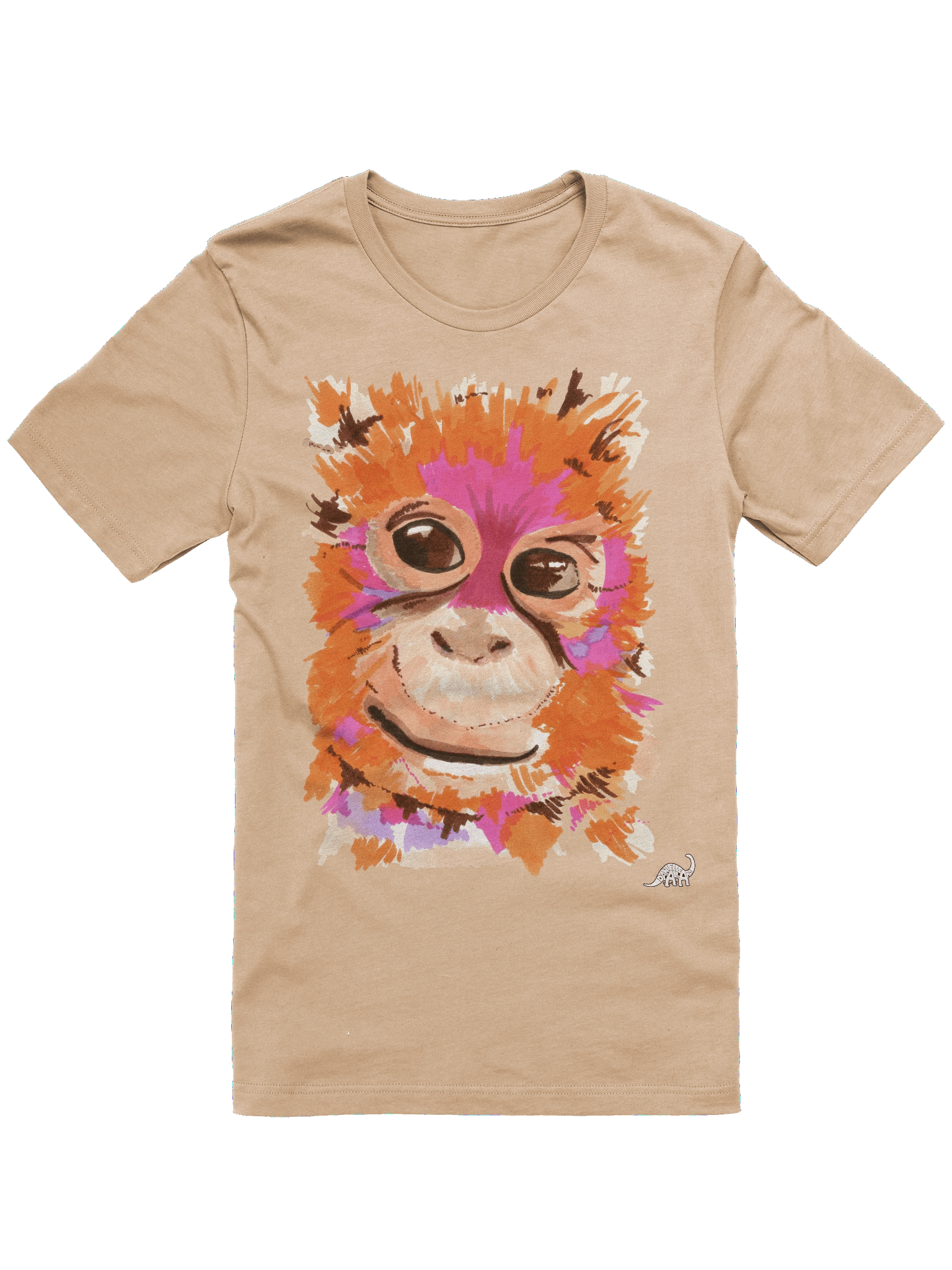 Orangutan Watercolour Supersoft Premium T-Shirt product image (2)