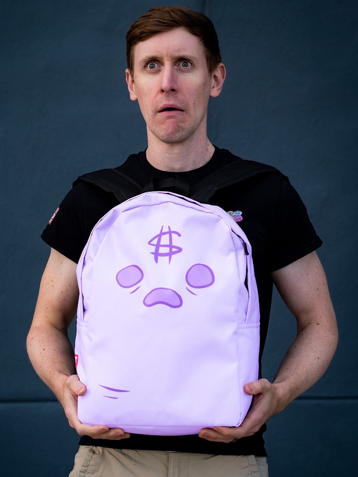 Purple Money Ghost Backpack product image (1)