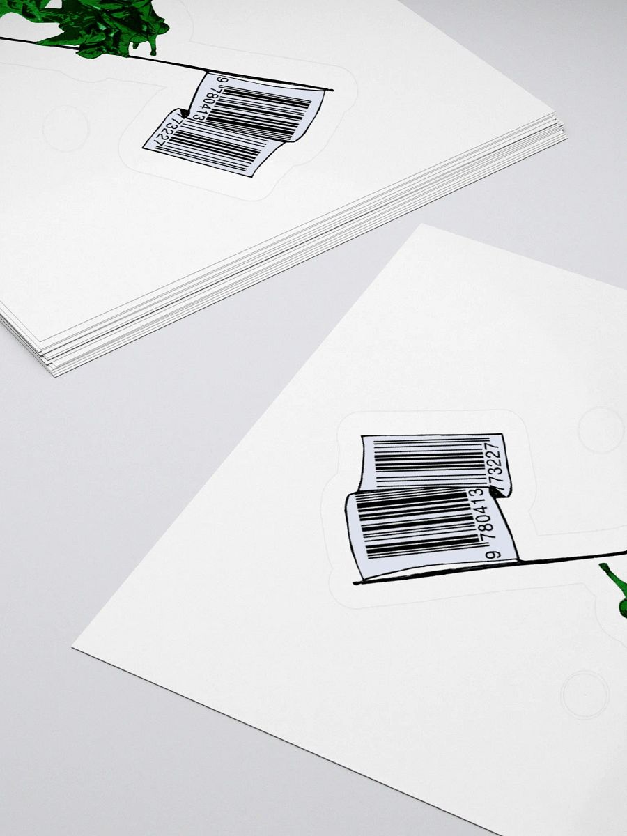 Raising The Flag Of Commerce - Kiss Cut Stickers product image (10)