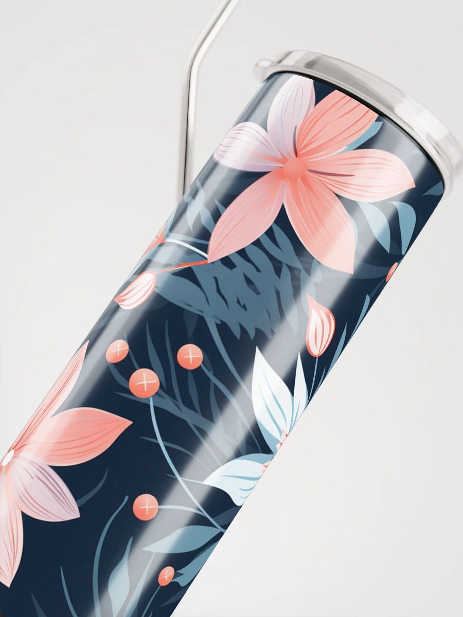 Forest Style Pastel Pink Flower Stainless Steel Tumbler product image (5)