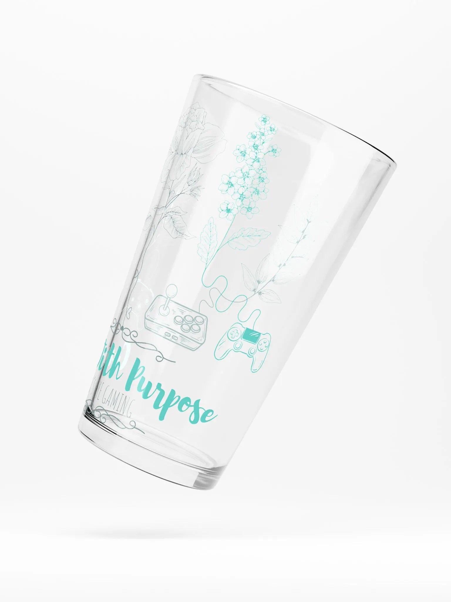 Game With Purpose - Floral Edition Glass product image (5)